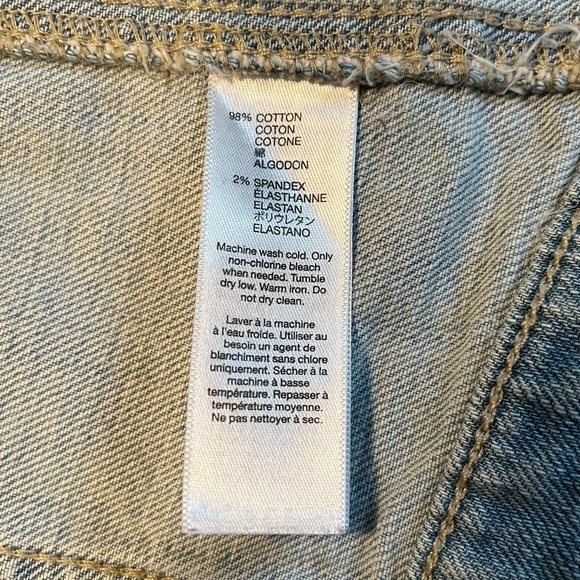 GAP Faded Blue Denim Vest XS - Picture 5 of 7